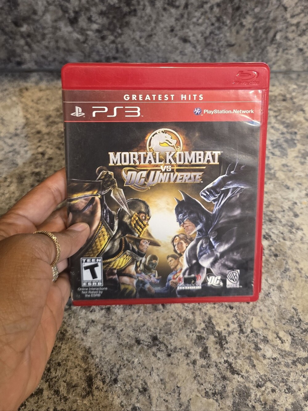 Mortal Kombat vs DC Universe (Sony PlayStation 3, 2008) Greatest Hits edition PS